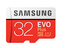 Samsung 32GB TF Memory Card Micro SD EVO PLUS