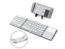 Slim Folding Flexible Bluetooth Touch Keyboard