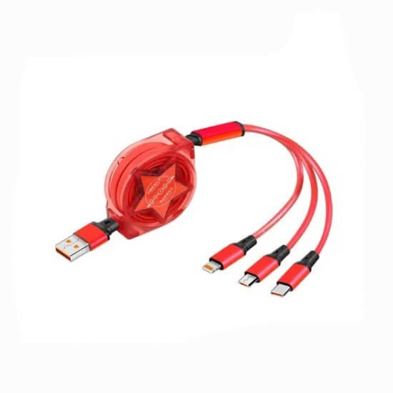 Custom Logo Multi Retractable Cable USB Charging 