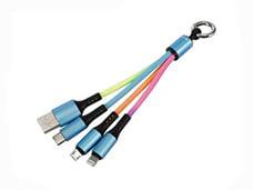 Rainbow Keychain USB Cable