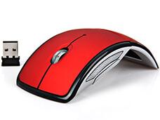 2.4G Wireless Mouse Folding Arc Optical Mouse