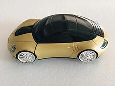 Creative Cartoon Wireless Golden 3D Car Mouse