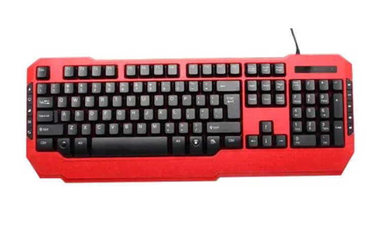 Rainbow Wired Keyboard 104 Keys Professional Optical Keyboard